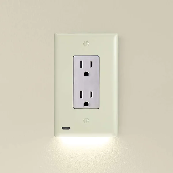 Outlet Wall Plate With Night Lights