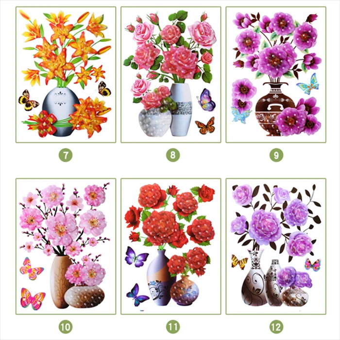 3D Vase Sticker
