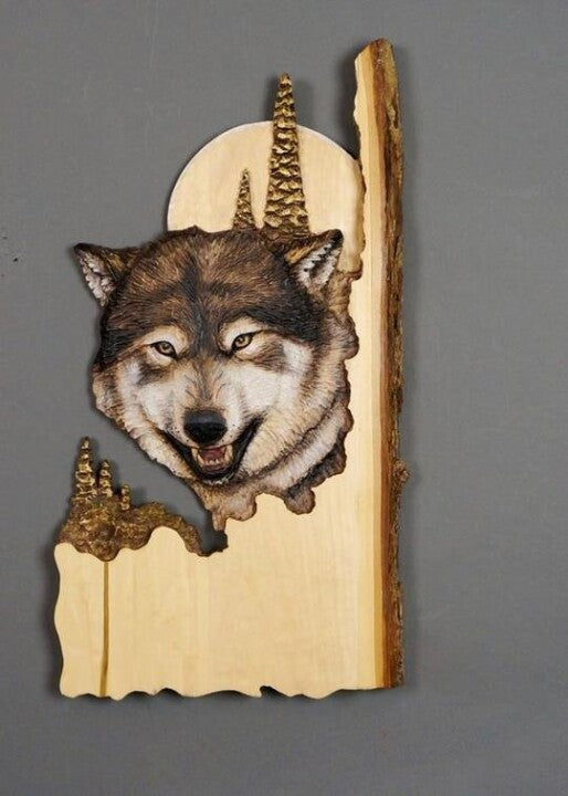 Animal Carving Handcraft Wall Hanging