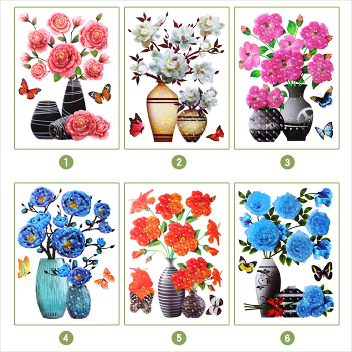 3D Vase Sticker