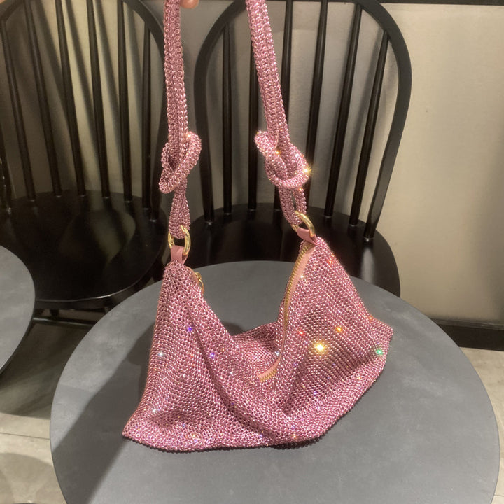 Luxury Design Shiny Rhinestones Handbag