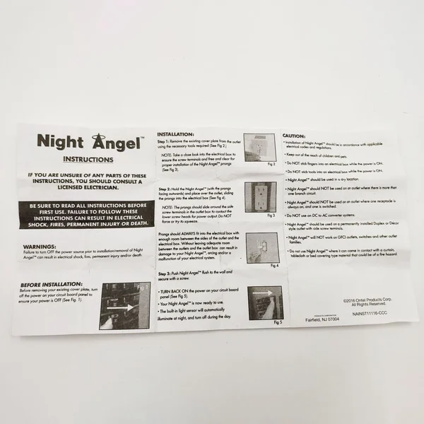 Outlet Wall Plate With Night Lights