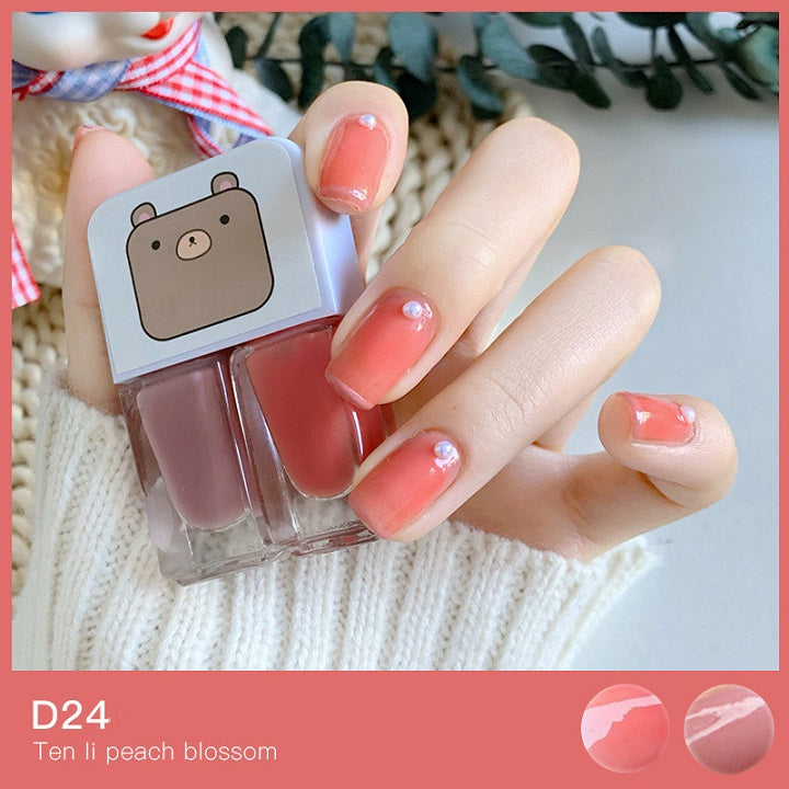Manicure water based bright scrub can tear nail polish