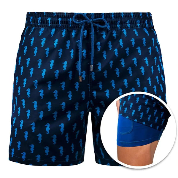 Double layer beach pants