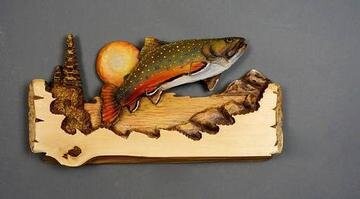 Animal Carving Handcraft Wall Hanging
