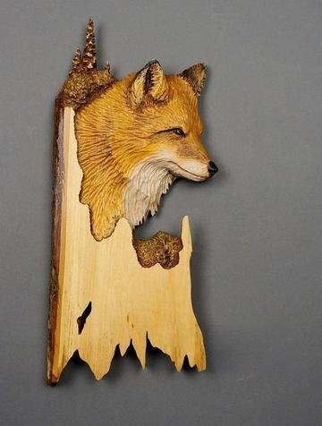Animal Carving Handcraft Wall Hanging