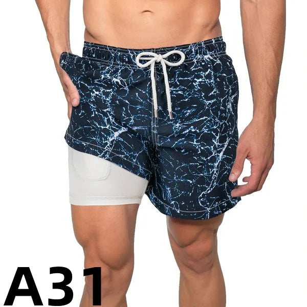 Double layer beach pants