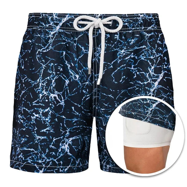 Double layer beach pants