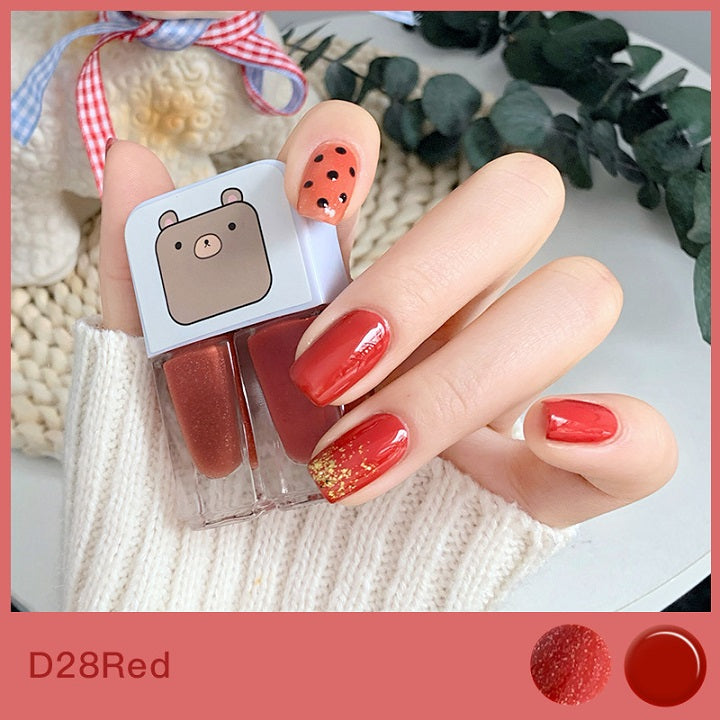 Manicure water based bright scrub can tear nail polish