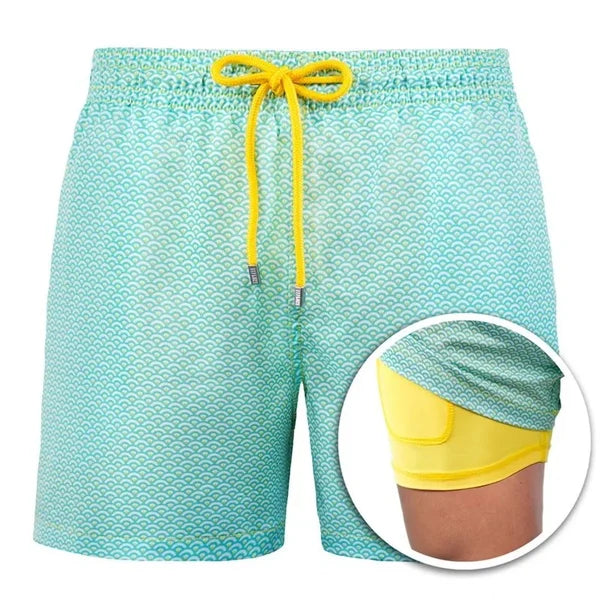 Double layer beach pants