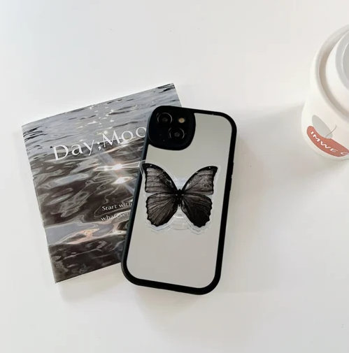 Black Butterfly Stand Phone Case