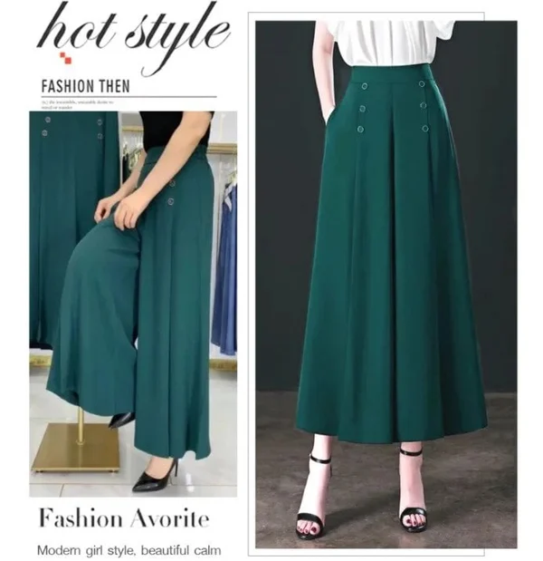 Stylish Pleated Wide Leg Pants