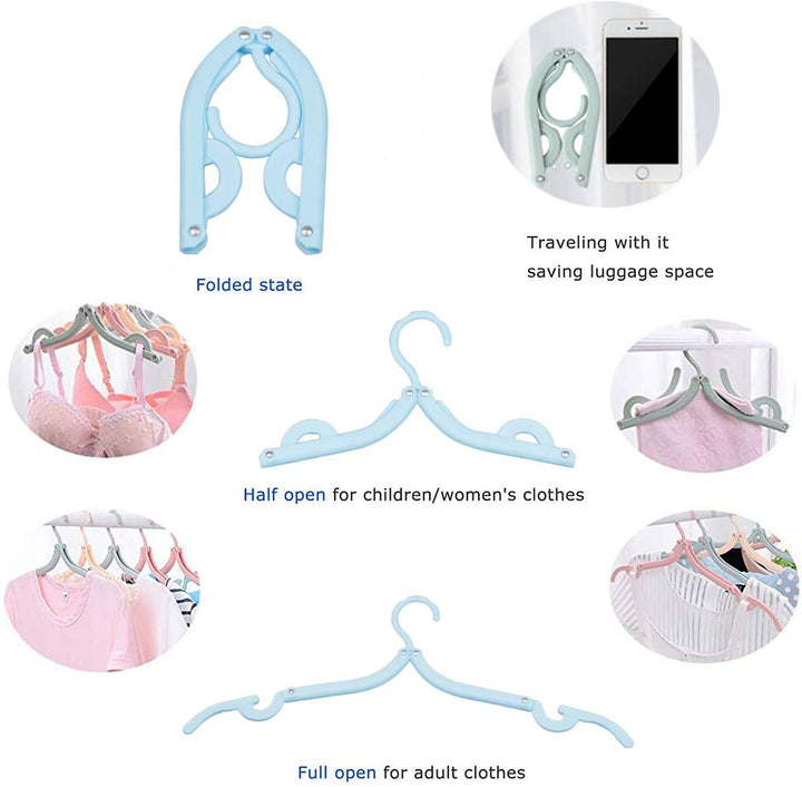 Portable Folding Clothes Hangers