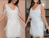 Sexy Princess Style VNeck Slip Dress