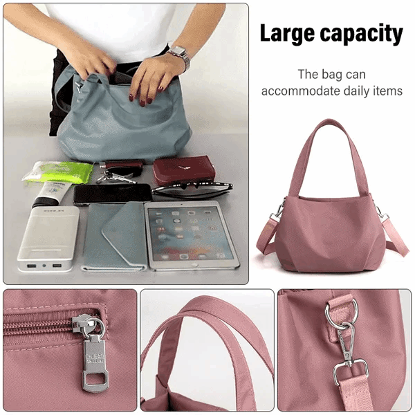 Shoulder and cross-body light and versatile casual bag