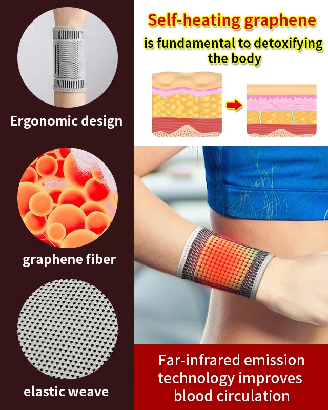 Graphene heating shaping wristband