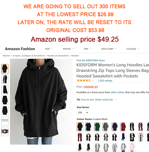 2021 Autumn Winter Sweater Zipper Hooded Long Plus Cashmere Sweater