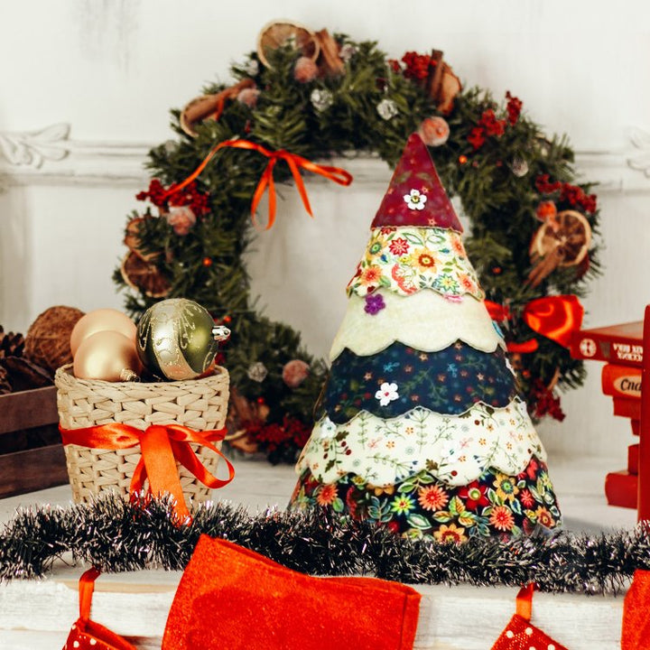 Handmade Christmas Tree Quilting Set 7PCS