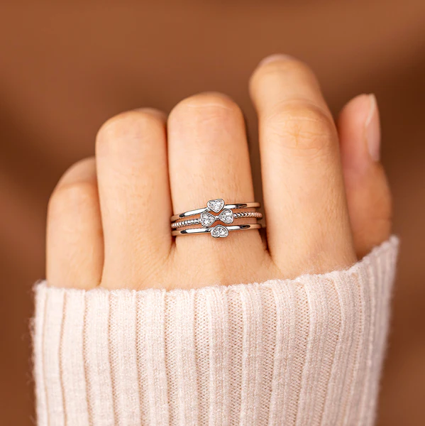 To My Bestie   ALL I NEED TO BE YOUR BEST FRIEND FOREVER  3 in 1 Four-Leaf Clover Ring
