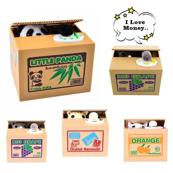 Little Dog And Cat Coin Bank