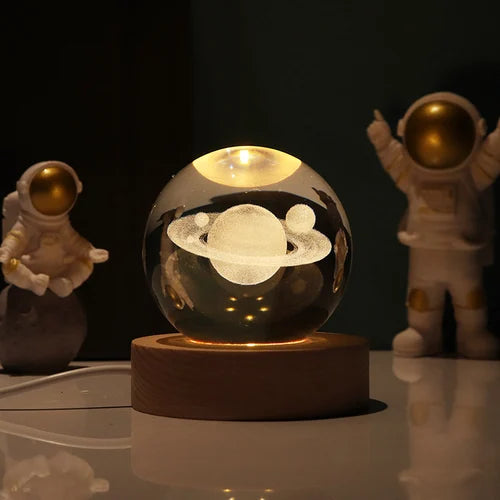 3D Planet Crystal Ball