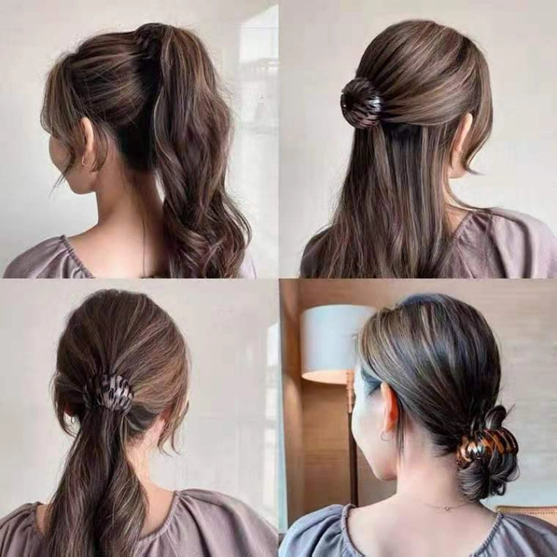 Lazy Birds Nest Plate Hairpin