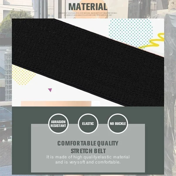 BUCKLE FREE INVISIBLE ELASTIC WAIST BELTS