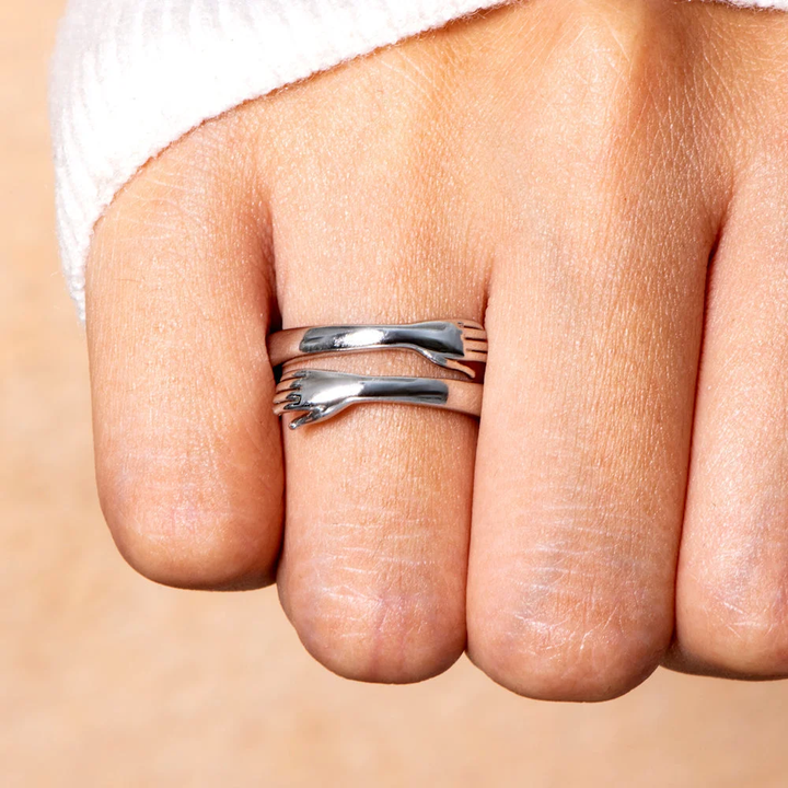 To My Granddaughter Hug Ring