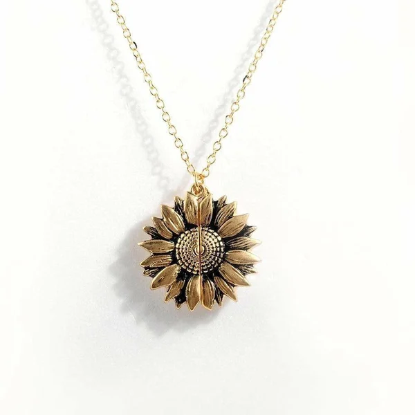 🔥🌞"You Are My Sunshine" Sunflower Necklace🌻