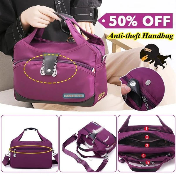 Fashion anti theft handbag