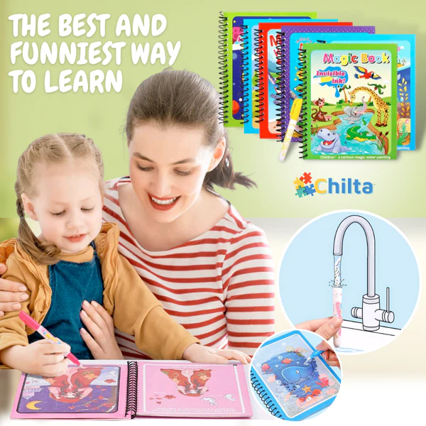 Magical Book Water Drawing
