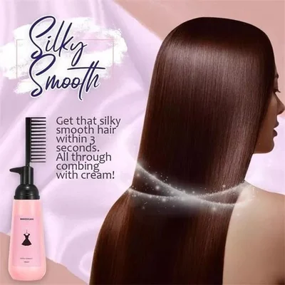 3 Second Hair Straightening Cream