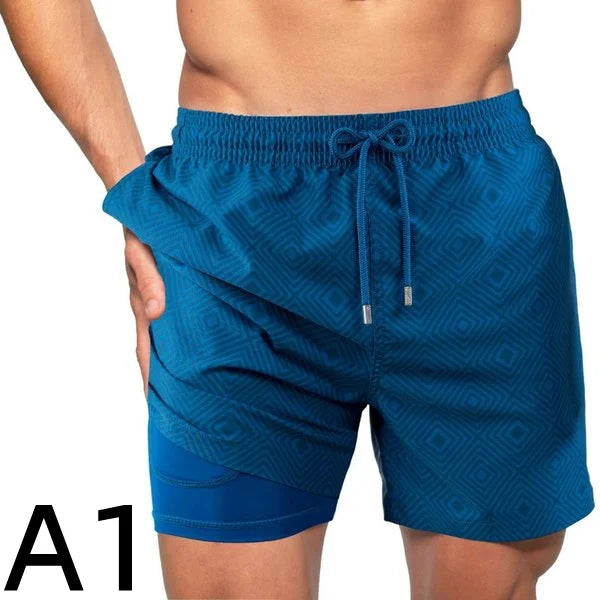 Double layer beach pants
