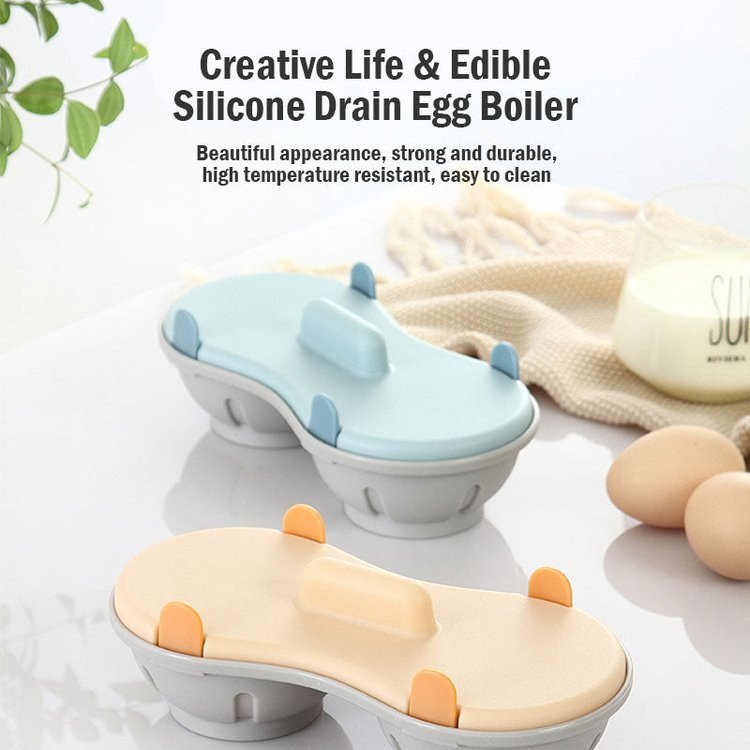 Edible Silicone Drain Egg Boiler