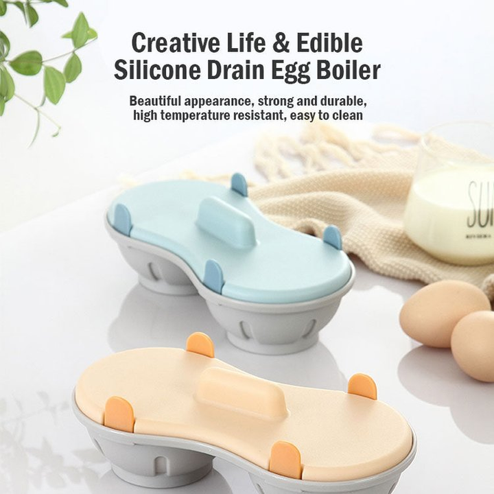 Edible Silicone Drain Egg Boiler