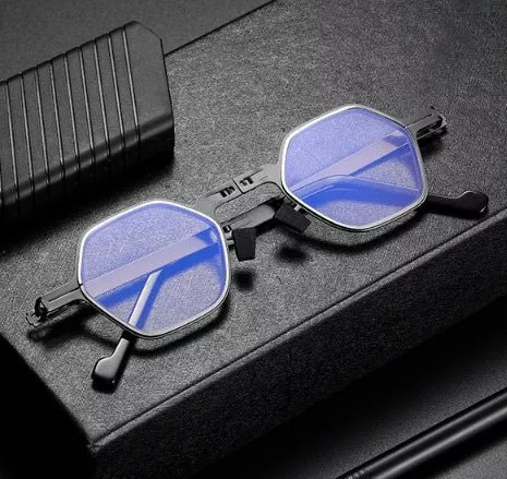 SCREWLESS ULTRA LIGHT TITANIUM FOLDING GLASSES