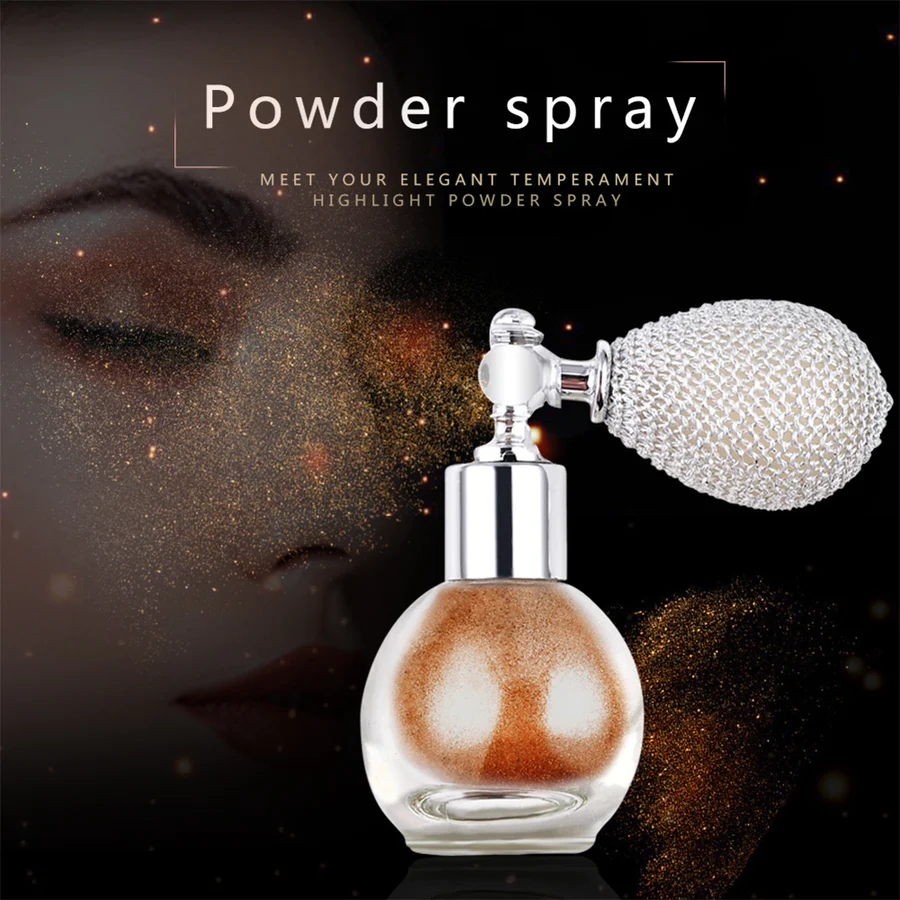 SHIMMERING SPRAY POWDER BODY GLITTER FACE HIGH GLOSS SPRAY HIGHLIGHTER