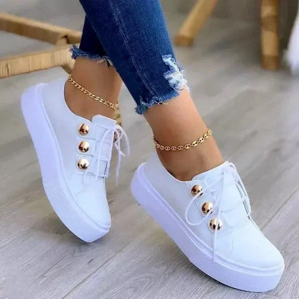 2022 WOMENS SUPER COMFORTABLE LEATHER SHOES WITH A ROUND TOE