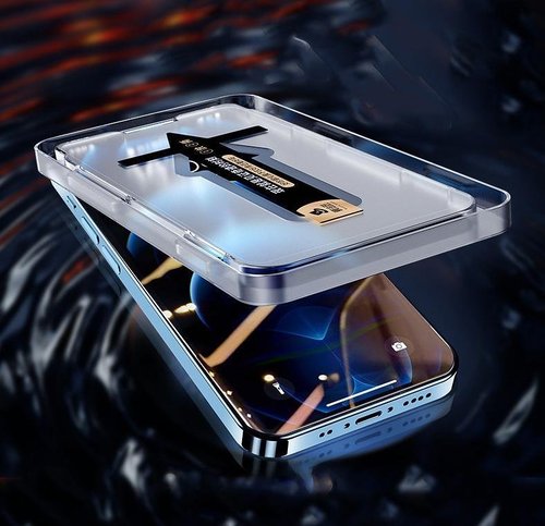 Anti Spy Screen Protector With Auto Alignment Kit For iPhone