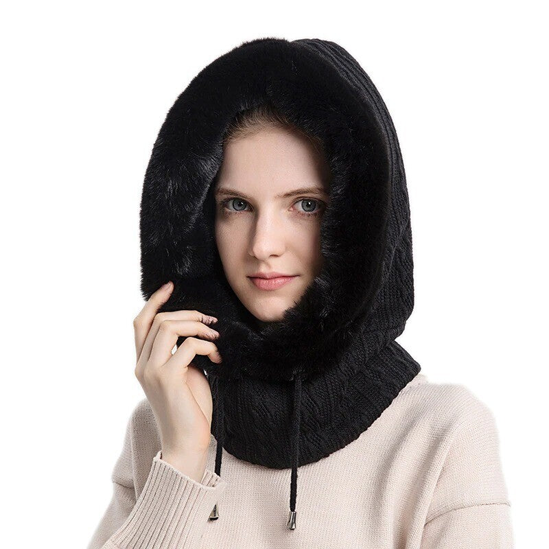 Winter Knit Set Unisex Warm Wind Proof Cap