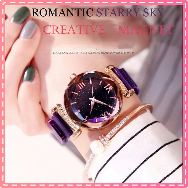 Creative Magnetic Starry Sky Watch