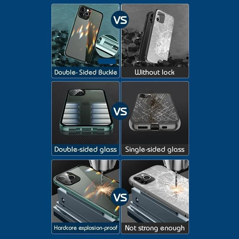 2022 Double Sided Buckle iPhone Case