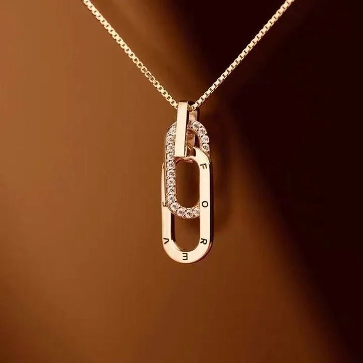 Mother And Daughter Forever Linked Together Necklace
