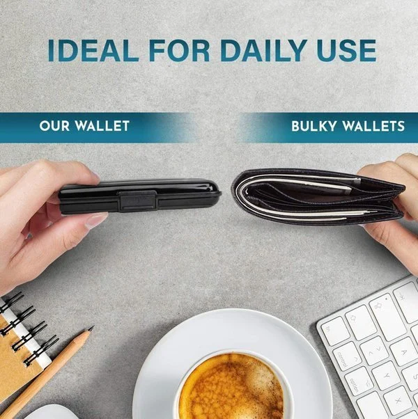 Aluminum Alloy Anti theft Wallet