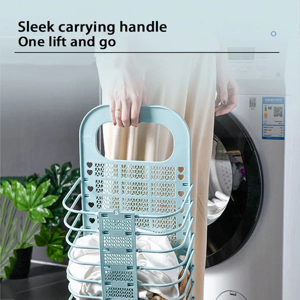 Folding wall mounted non perforated storage baskets