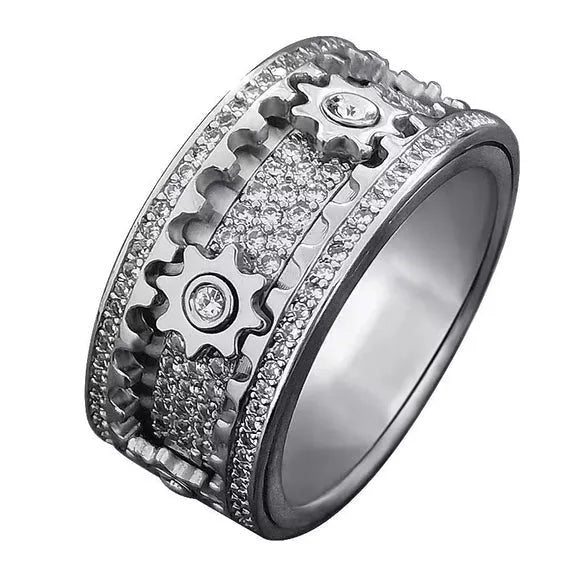 GEAR DIAMOND RING