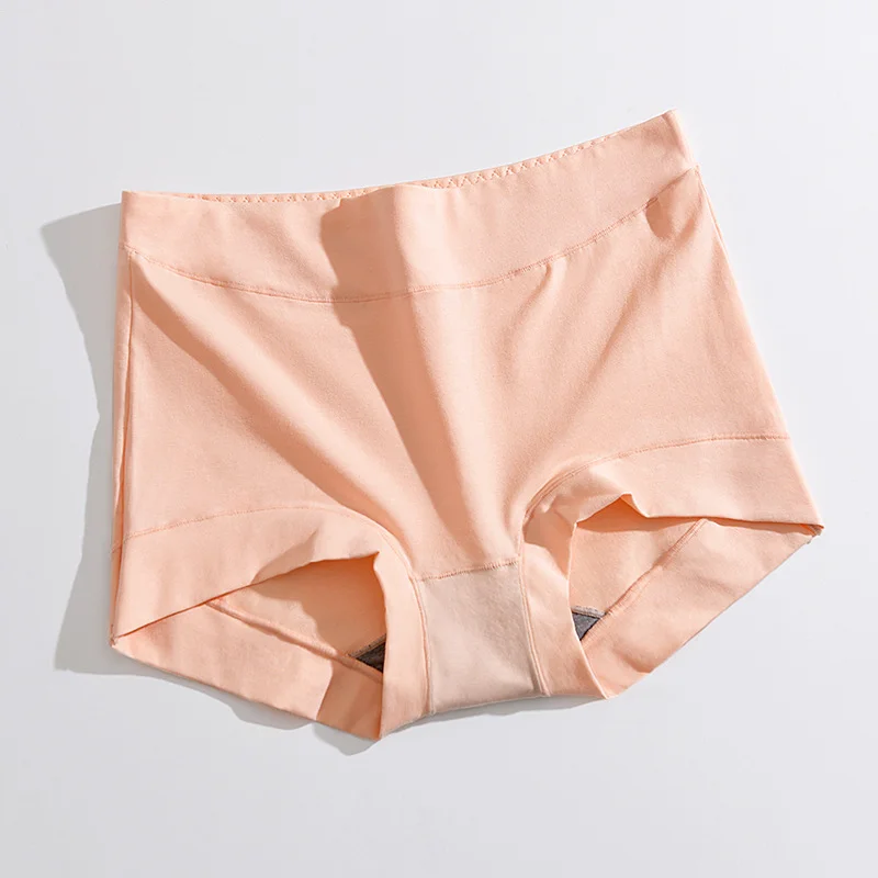 Womens Large Size High Waist Cotton Graphene Crotch Antibacterial Panties