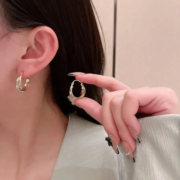 Fashion Oval Earrings