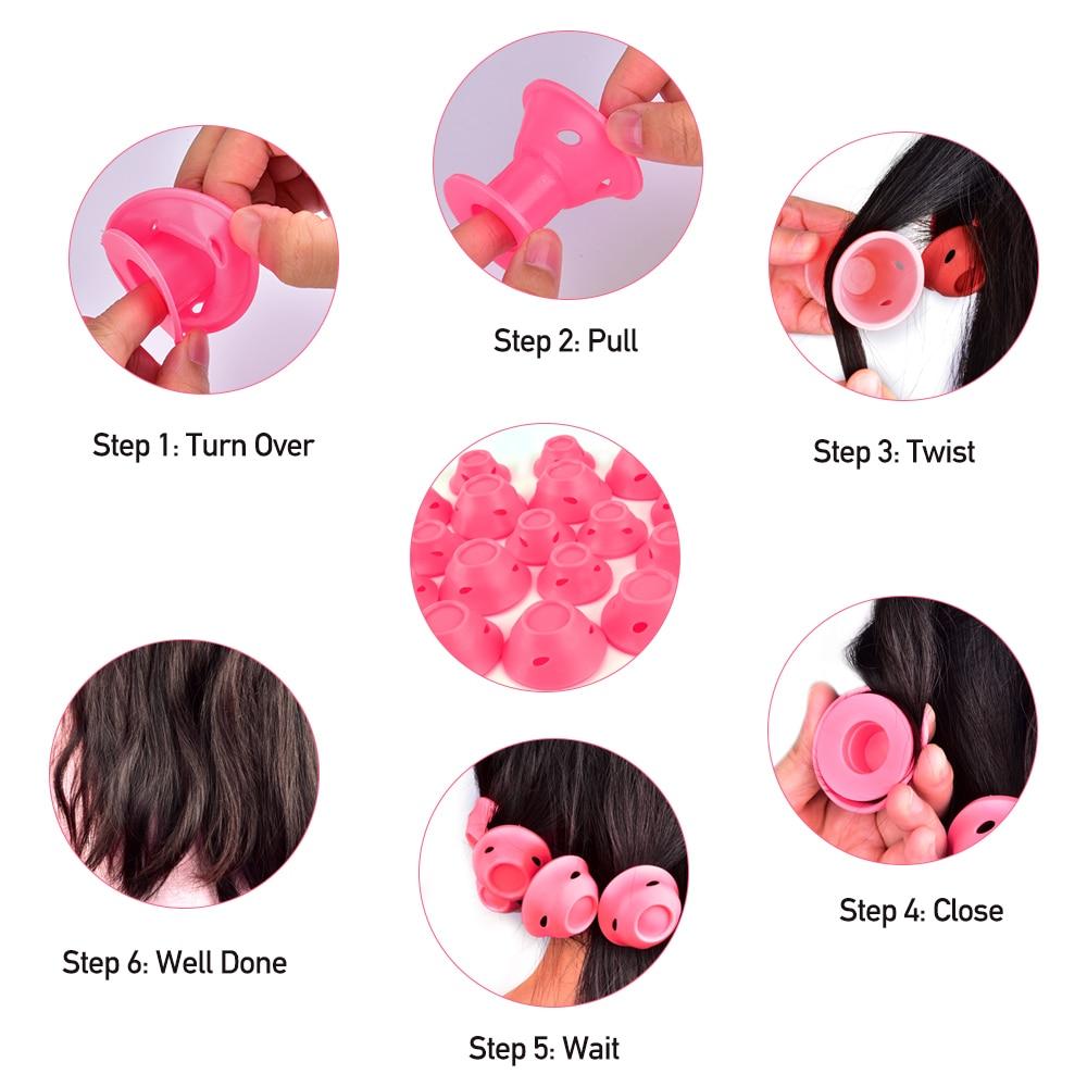 Silicone Hair Curlers 20PCS