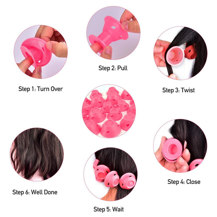 Silicone Hair Curlers 20PCS